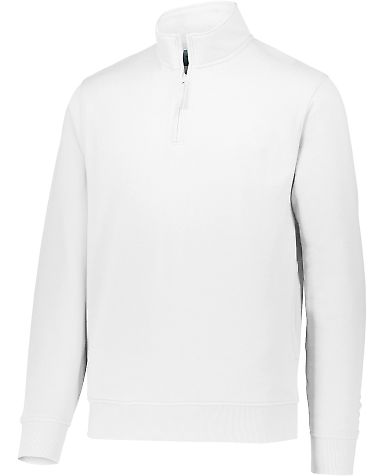 Augusta Sportswear 5422 60/40 Fleece Pullover in White front view