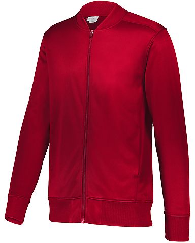 Augusta Sportswear 5571 Trainer Jacket in Red front view