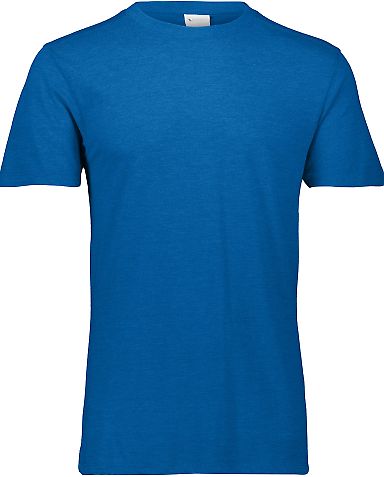 Augusta Sportswear 3065 Triblend Short Sleeve T-Sh in Royal heather front view