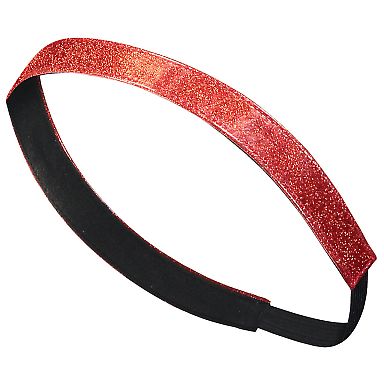 Augusta Sportswear 6703 Glitter Headband in Red front view