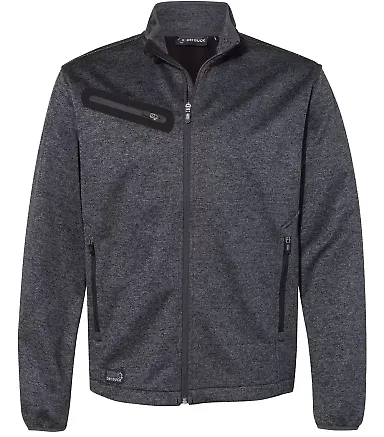 DRI DUCK 5316 Atlas Sweater Fleece Full-Zip Jacket Charcoal front view