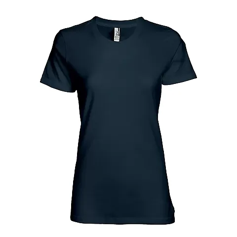 Ei-Lo 3620 - Ladies' Premium Cotton Tee Navy front view