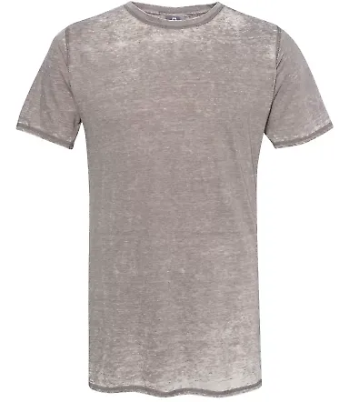 J America 8115 Zen Jersey Short Sleeve T-Shirt Cement front view