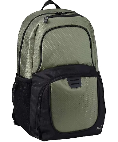 Puma PSC1028 25L Backpack Olive/ Black front view