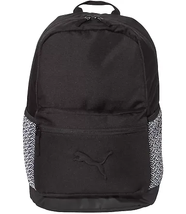 Puma PSC1041 25L 3D  Cat Backpack Black/ Black front view