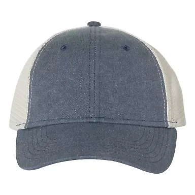 Sportsman SP530 Pigment-Dyed Cap Navy/ Stone front view
