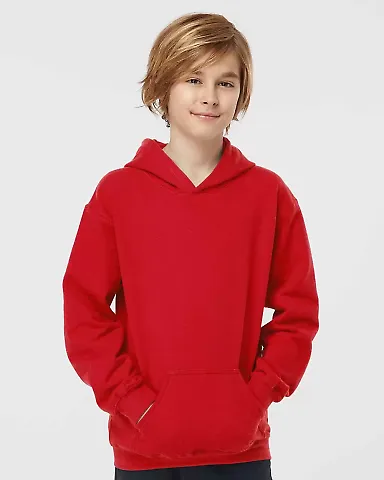 Tultex 320Y - Youth Pullover Hood in Red front view
