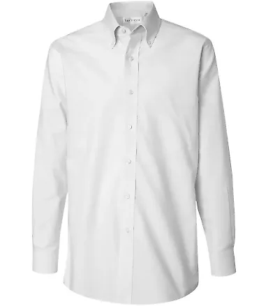 Van Heusen 13V0067 Pinpoint Oxford Shirt White front view