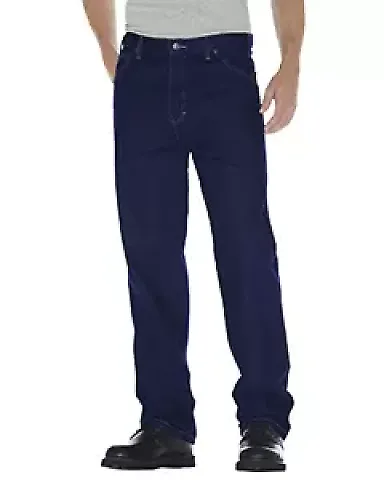 Dickies 13293 Unisex Relaxed Straight Fit 5-Pocket RNSD IND BLUE _32 front view