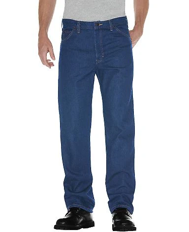 Dickies 9393 Unisex Regular Straight Fit 5-Pocket  in Stonewash _32 front view