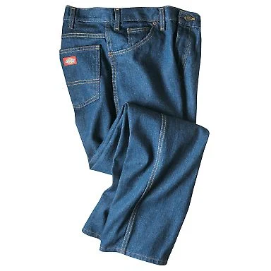 Dickies C993 14 oz. Industrial Regular Fit Pant IND BLUE _32 front view
