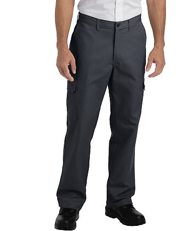 Dickies LP600 Men's Industrial Relaxed Fit Straigh in Dk charcoal _30 front view