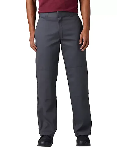 Dickies 85283F Men's FLEX Loose Fit Double Knee Wo CHARCOAL _36 front view