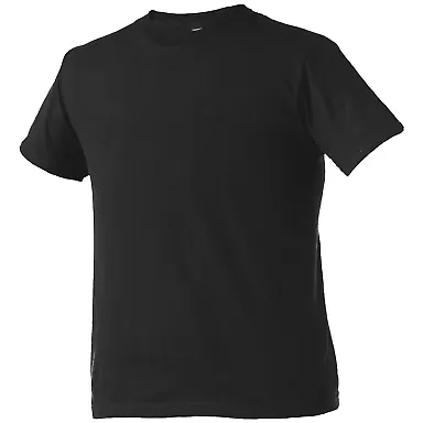 Tultex 295 - Youth Heavyweight Tee Black front view