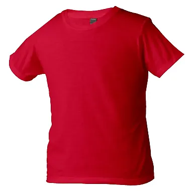 Tultex 295 - Youth Heavyweight Tee Red front view
