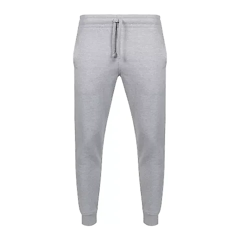 1001 Unisex Basic Jogger  in Heather grey front view