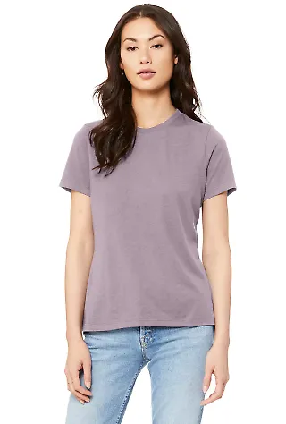 Bella + Canvas 6400 Womens Relaxed Short Cotton Je in Orchid front view