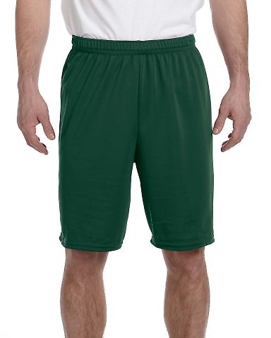 Augusta Sportswear 1420 Training Short in Dark green front view