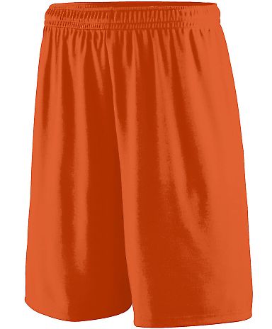 Augusta Sportswear 1420 Training Short in Orange front view