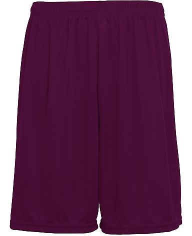 Augusta Sportswear 1421 Youth Training Short in Maroon front view