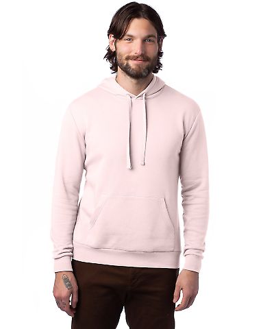 Alternative Apparel 8804PF Adult Eco Cozy Fleece H in Faded pink front view