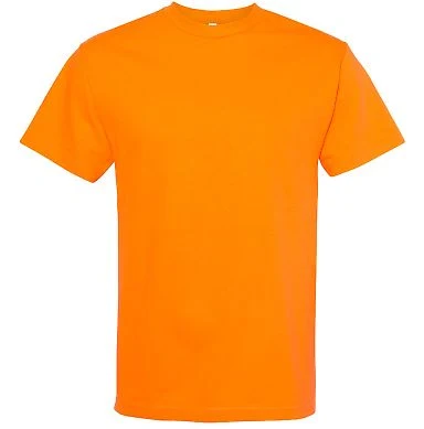 Alstyle 1301 Heavyweight T Shirt by American Appar in Orange front view