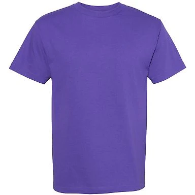 Alstyle 1301 Heavyweight T Shirt by American Appar in Purple front view