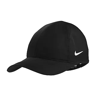 Nike CJ7082  Featherlight Cap Black front view