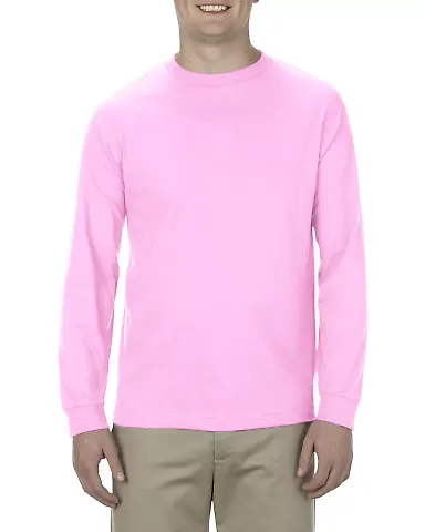 Alstyle 1304 Adult Long Sleeve T Shirt by American Pink front view