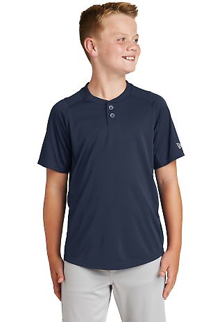 New Era YNEA221 Youth Diamond Era 2-Button Jer True Navy front view