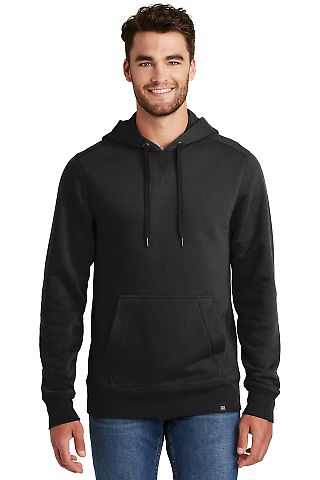 New Era NEA500     French Terry Pullover Hoodie Black front view