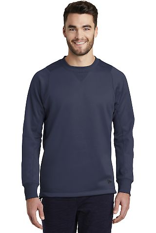 New Era NEA521 Venue Fleece Crew True Navy front view