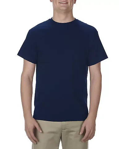 1901 ALSTYLE Adult Short Sleeve Tee Navy front view
