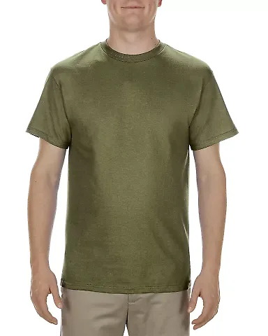 1901 ALSTYLE Adult Short Sleeve Tee Military Green front view