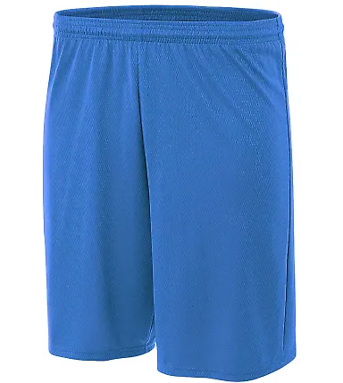 A4 N5378 - 7" Power Mesh Practice Short ROYAL front view