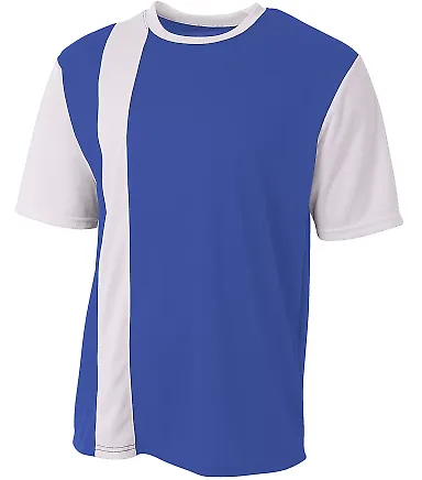 A4 N3016 - Legend Soccer Jersey in Royal/ white front view