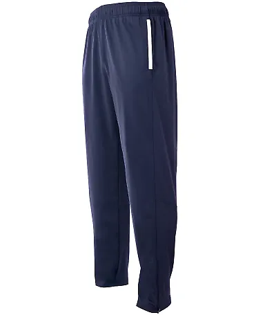 A4 NB6199 - Youth League Warm-Up Pant NAVY/WHITE front view