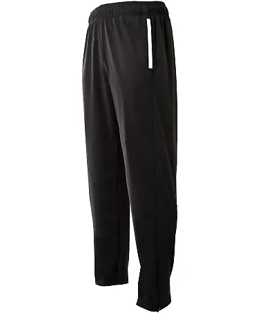 A4 NB6199 - Youth League Warm-Up Pant BLACK/ WHITE front view