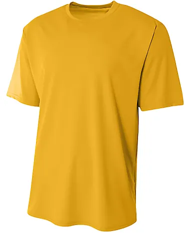 A4 N3402 - Basic Sprint Tee GOLD front view