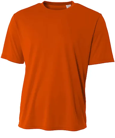 A4 N3402 - Basic Sprint Tee ATHLETIC ORANGE front view