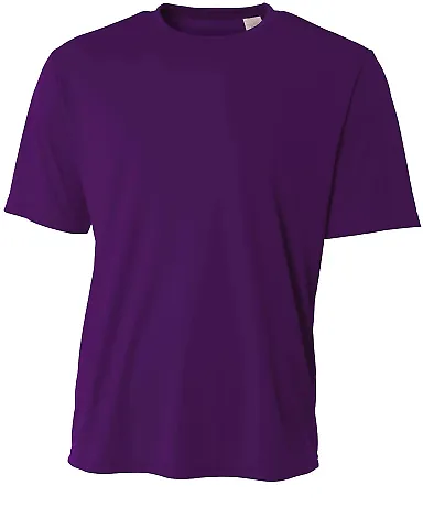 A4 N3402 - Basic Sprint Tee PURPLE front view