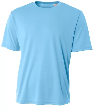 A4 N3402 - Basic Sprint Tee LIGHT BLUE front view