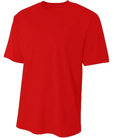 A4 NB3402 - Youth Sprint Basic T-Shirt in Scarlet front view
