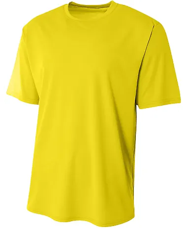 A4 NB3402 - Youth Sprint Basic Tee GOLD front view