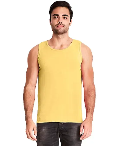 Next Level Apparel 7433 Adult Inspired Dye Tank in Blonde front view