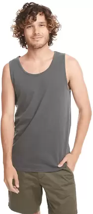 Next Level Apparel 7433 Adult Inspired Dye Tank in Lead front view