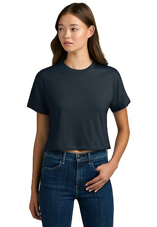 Next Level Apparel 1580 Ladies' Ideal Crop T-Shirt in Midnight navy