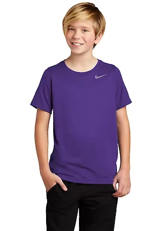 Nike 840178  Youth Legend  Performance Tee Court Purple front view