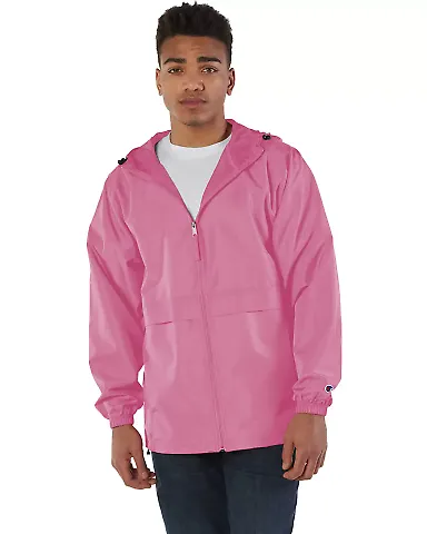 Champion Clothing CO125 Anorak Jacket Pink Candy front view