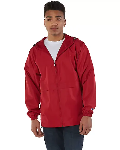 Champion Clothing CO125 Anorak Jacket Scarlet front view